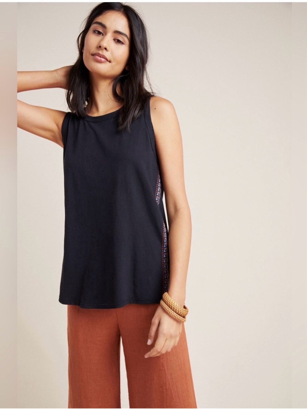 Anthropologie Dolan Lucy Split Back Tank Top
